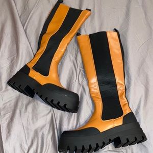 Under the knee boots